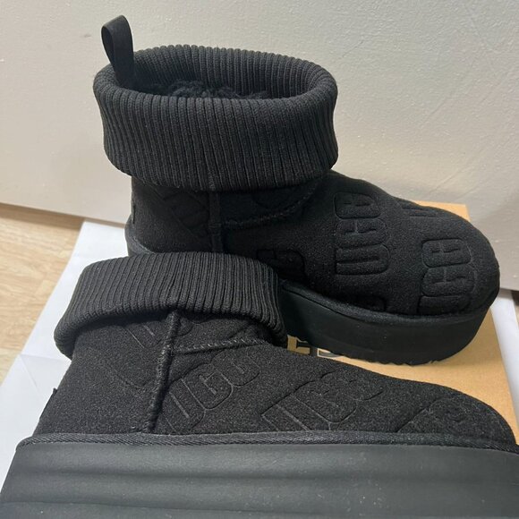 Women's Classic Mini Platform Felted - Picture 4 of 8